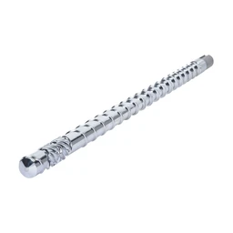 Extruder screw representing extrusion components and parts
