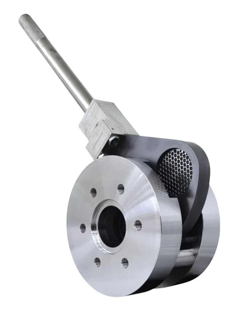 Manual screen changer for polymer melt filtration on the MULTI-X extruder