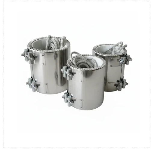 Heater bands for extruder barrels and die heads