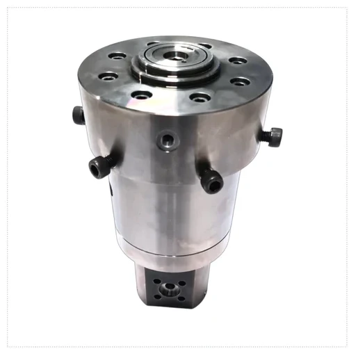 Extrusion die head for plastics processing applications