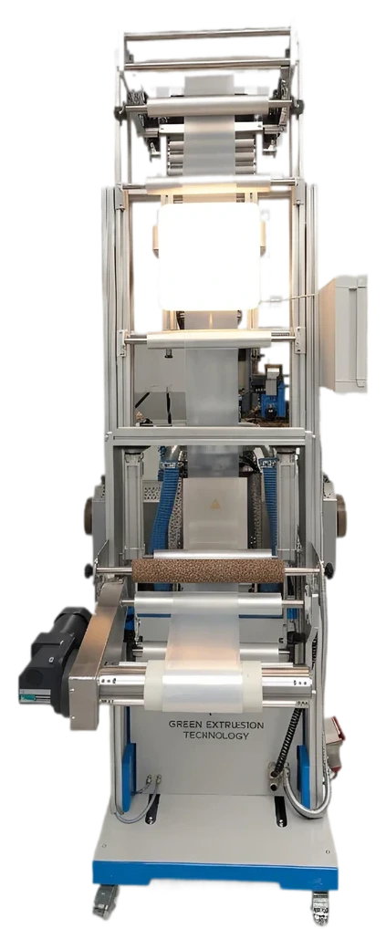 Complete laboratory blown film unit